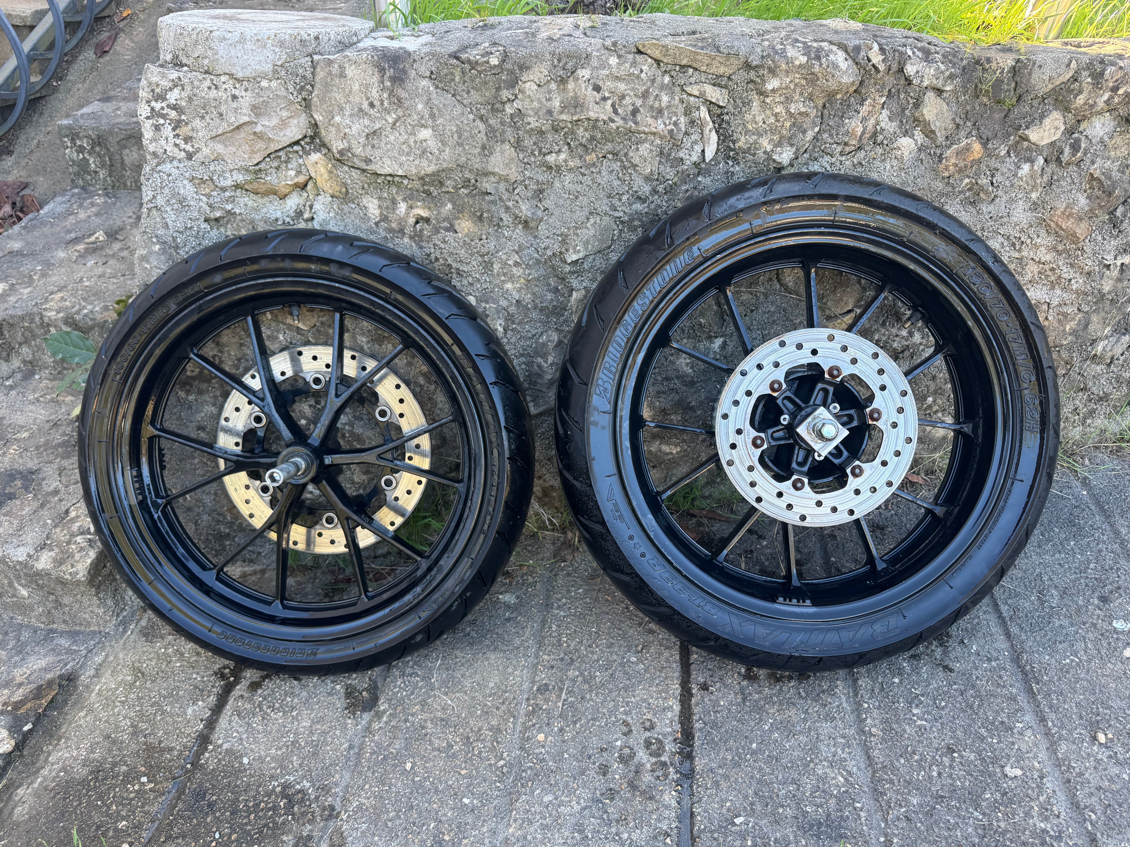 Jeu de roues YZF R125 sans ABS