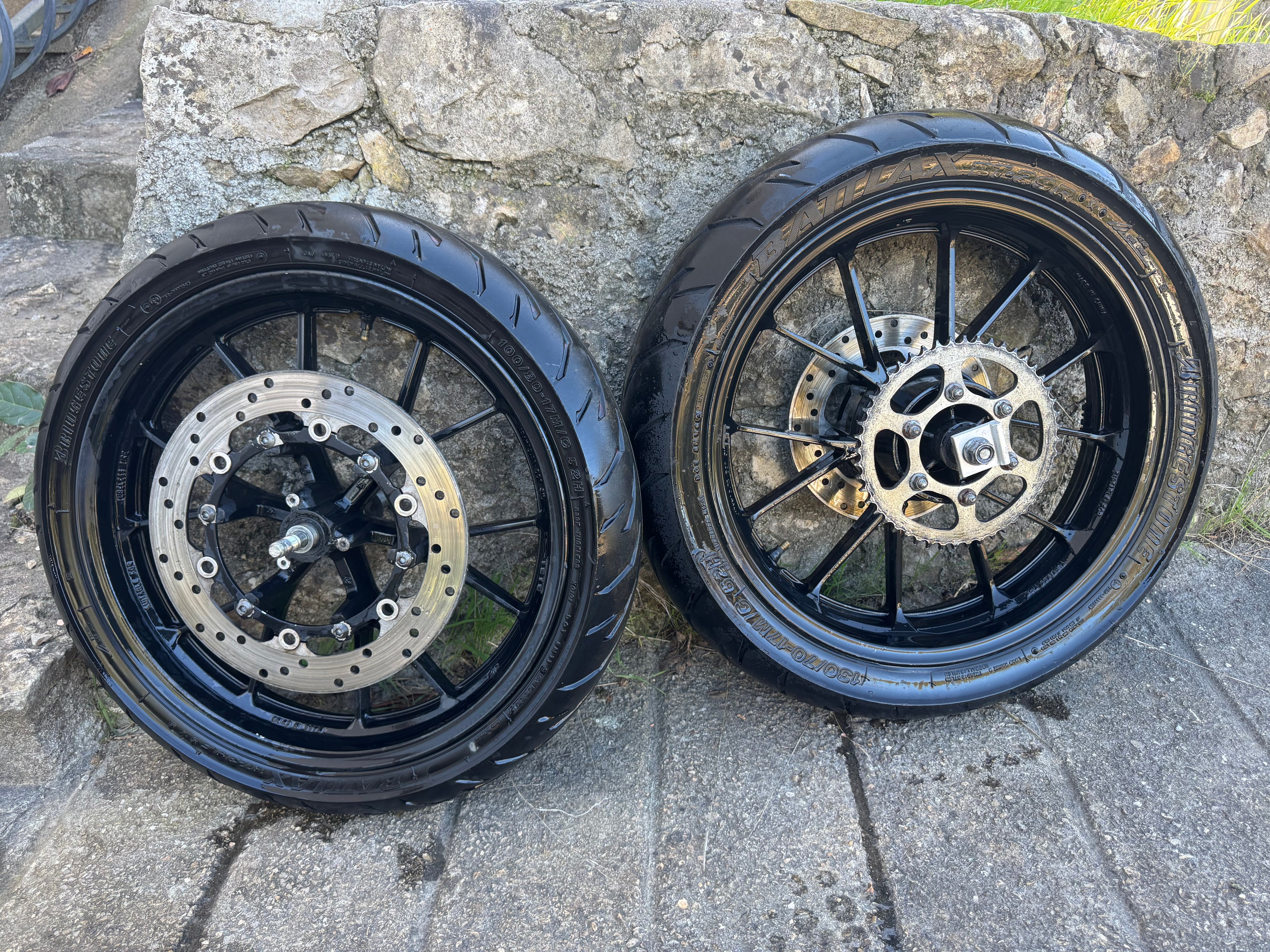 Jeu de roues YZF R125 sans ABS