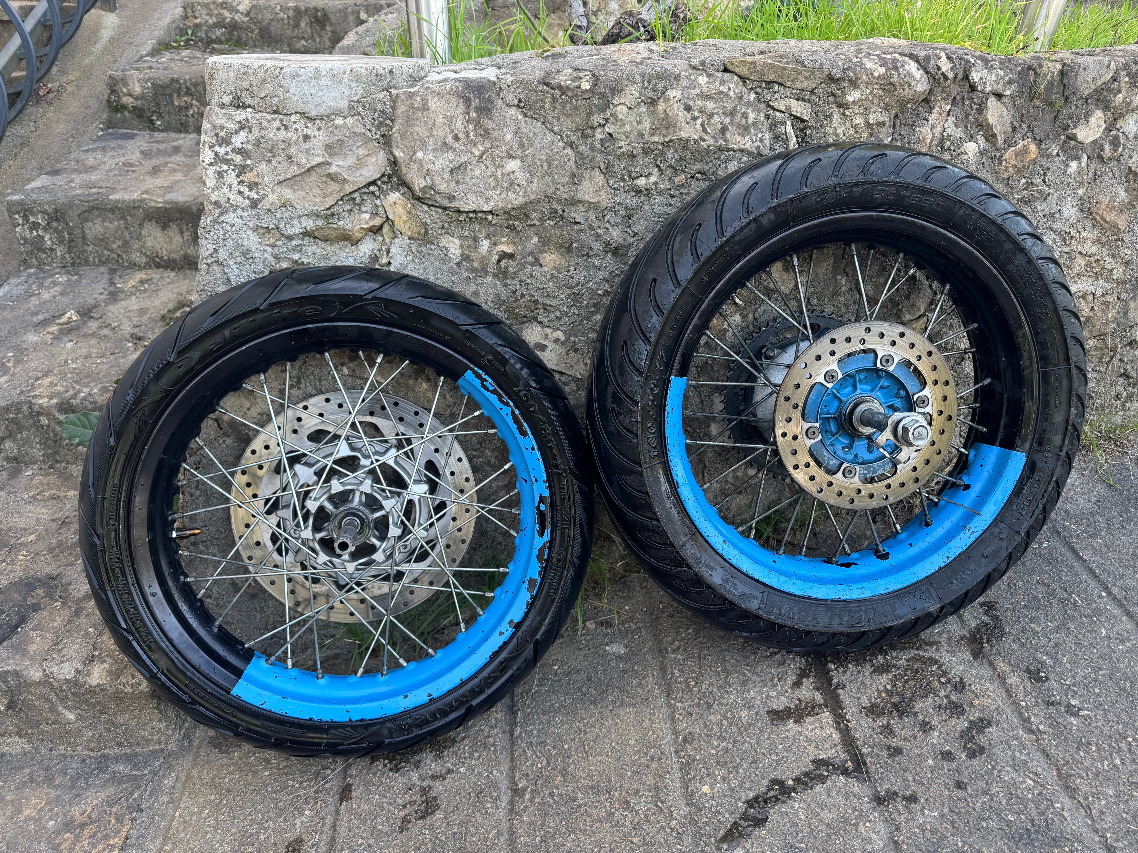 Jeu de roues Yamaha 125 WR X